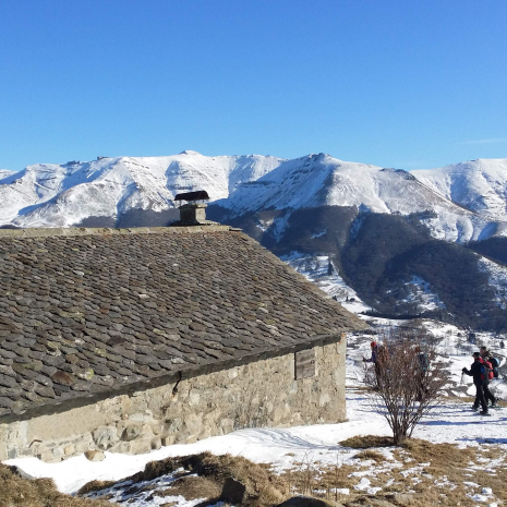 Raquettes 2017 dans le Cantal