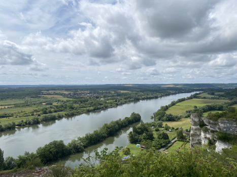 Les falaises de la Seine