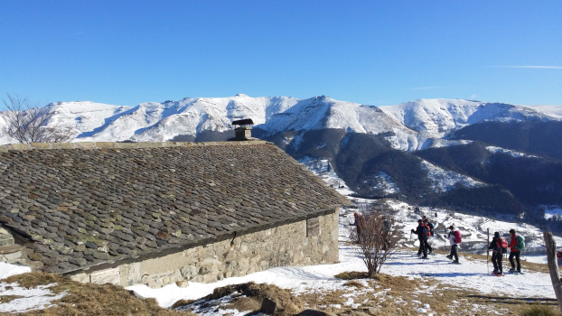 Raquettes 2017 dans le Cantal