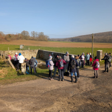 Randonnée du 16 février 2025, les carrières de la Feularde